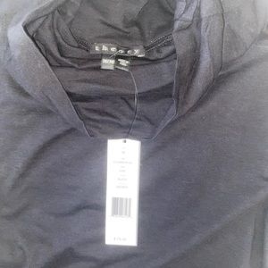 Theory Brand NEW WITH TAGS short sleeve black turtleneck size M